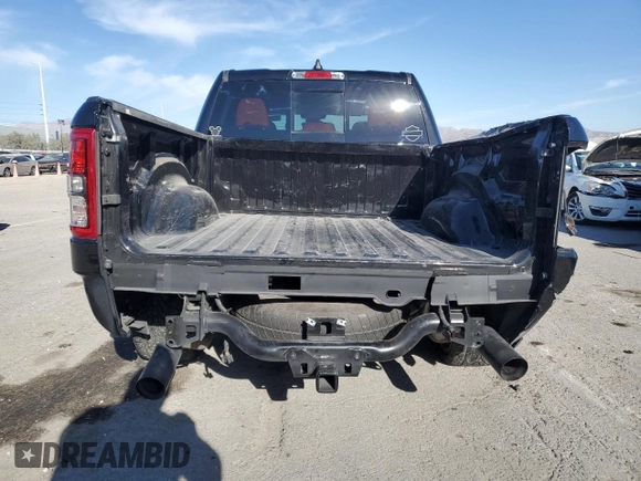 2022 Ram 1500 Lone Star with VIN 1C6RREFT2NN372484, listed as a Copart auction lot 83815724 with 32,908 mi miles and Salvage title. Bid and sale history available at DreamBid. Image 6.