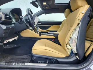 2015 Lexus RC 350 F Sport with VIN JTHSE5BC8F5005696, listed as a Copart auction lot 62688255 with 36,237 mi miles and Clean title. Bid and sale history available at DreamBid. Image 7.