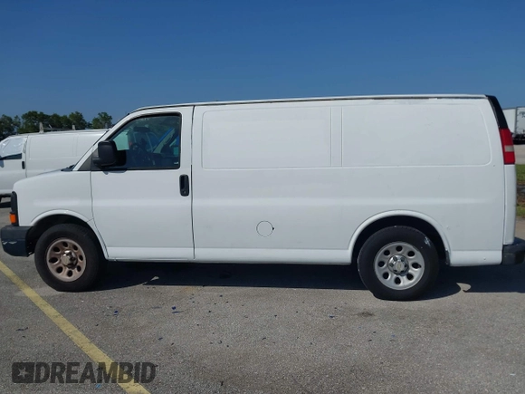 2012 Chevrolet Express Cargo z VIN 1GCSGAFX4C1176269, wystawiony jako IAAI lot #42236598 z przebiegiem 251 408 mil mil oraz . Historia ofert i sprzedaży dostępna na DreamBid. Obrazek 14.