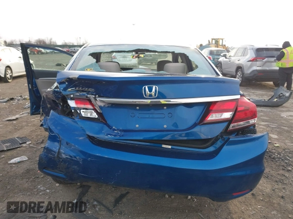 2013 Honda Civic EX with VIN 19XFB2F89DE251299, listed as a IAAI auction lot 41593767 with Not Provided miles and . Bid and sale history available at DreamBid. Image 6.