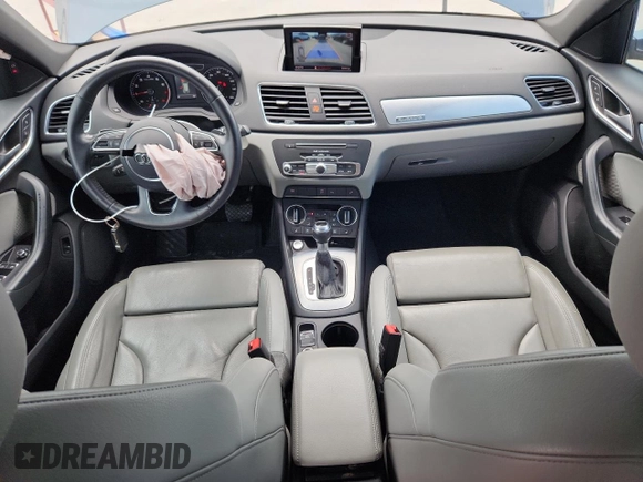 2018 Audi Q3 Premium Plus with VIN WA1JCCFS9JR014346, listed as a Copart auction lot 57994735 with 112,426 mi miles and Salvage title. Bid and sale history available at DreamBid. Image 8.