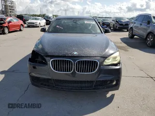 2014 BMW 7 Series ALPINA B7 with VIN WBAYE8C53ED135089, listed as a Copart auction lot 57943575 with 100,096 mi miles and Salvage title. Bid and sale history available at DreamBid. Image 5.
