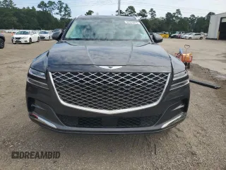2024 Genesis GV80 with VIN KMUHCESC5RU162434, listed as a Copart auction lot 61974415 with 5,186 mi miles and Salvage title. Bid and sale history available at DreamBid. Image 5.