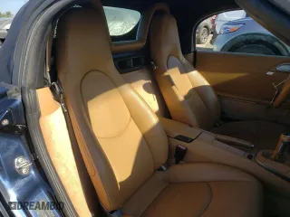 2007 Porsche Boxster with VIN WP0CA29887U711673, listed as a Copart auction lot 77713664 with 49,854 mi miles and Salvage Title. Bid and sale history available at carsss.com. Image 10.