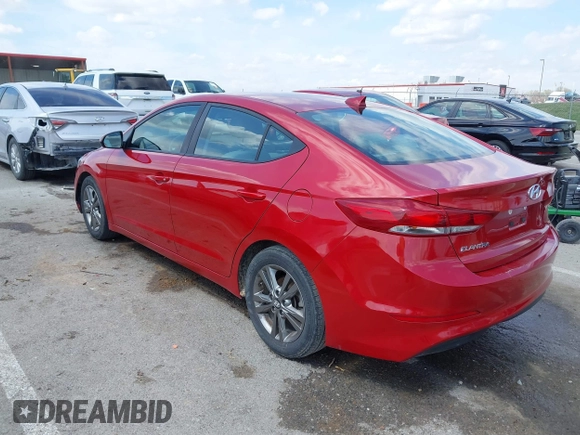 2018 Hyundai Elantra SEL with VIN 5NPD84LFXJH243479, listed as a IAAI auction lot 41823039 with 103,447 mi miles and . Bid and sale history available at DreamBid. Image 3.