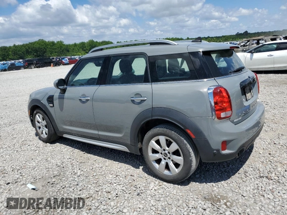 2019 MINI Countryman Cooper with VIN WMZYS7C52K3F45408, listed as a Copart auction lot 59002535 with Not provided miles and Salvage title. Bid and sale history available at DreamBid. Image 2.