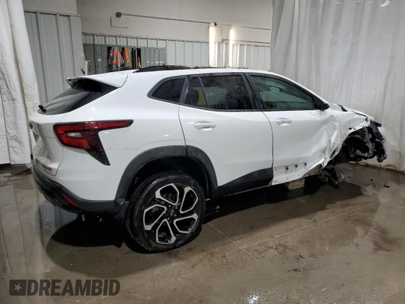 2024 Chevrolet Trax 2RS with VIN KL77LJE21RC101546, listed as a Copart auction lot 51974855 with 28,540 mi miles and Salvage Title. Bid and sale history available at DreamBid. Image 3.