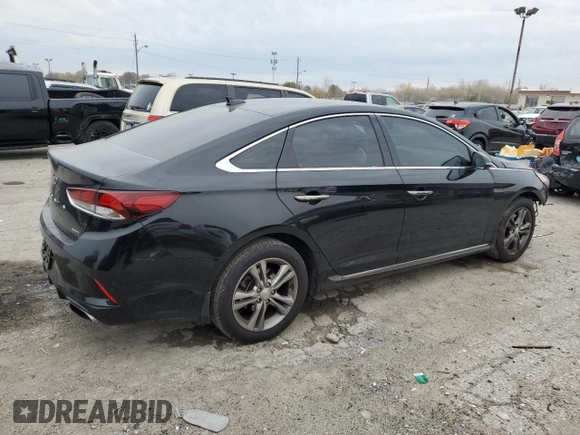 2018 Hyundai Sonata Sport Plus with VIN 5NPE34AF0JH726033, listed as a Copart auction lot 80530094 with 59,640 mi miles and Non Repairable. Bid and sale history available at DreamBid. Image 3.