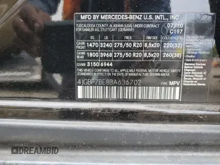 2011 Mercedes-Benz GL-Class GL 450 with VIN 4JGBF7BE8BA636702, listed as a Copart auction lot 54009495 with 114,351 mi miles and Clean Title. Bid and sale history available at carsss.com. Image 13.