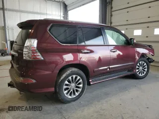 2017 Lexus GX with VIN JTJJM7FX7H5159504, listed as a Copart auction lot 52307515 with 63,978 mi miles and Salvage Title. Bid and sale history available at carsss.com. Image 3.