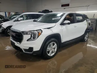 2024 GMC Terrain SLE with VIN 3GKALTEG6RL344097, listed as a Copart auction lot 48107405 with 0 mi miles and Non Repairable. Bid and sale history available at carsss.com. Image 1.