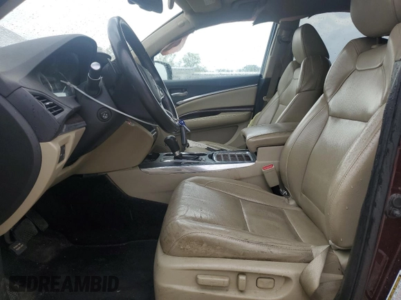 2014 Acura MDX Advance with VIN 5FRYD4H8XEB046967, listed as a Copart auction lot 52093545 with 172,925 mi miles and Salvage title. Bid and sale history available at DreamBid. Image 7.