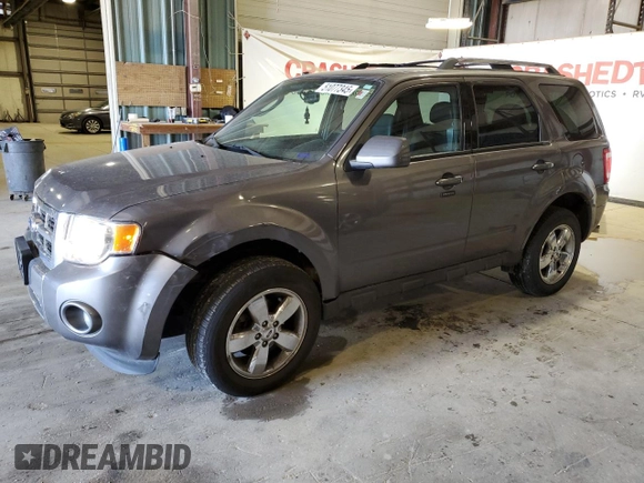 2012 Ford Escape Limited with VIN 1FMCU0E78CKB00097, listed as a Copart auction lot 51077345 with 169,755 mi miles and Salvage Title. Bid and sale history available at carsss.com. Image 1.
