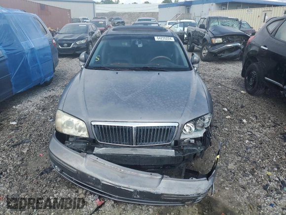 2005 Hyundai XG350 with VIN KMHFU45E35A386985, listed as a Copart auction lot 64235224 with 41,970 mi miles and Salvage Title. Bid and sale history available at carsss.com. Image 5.