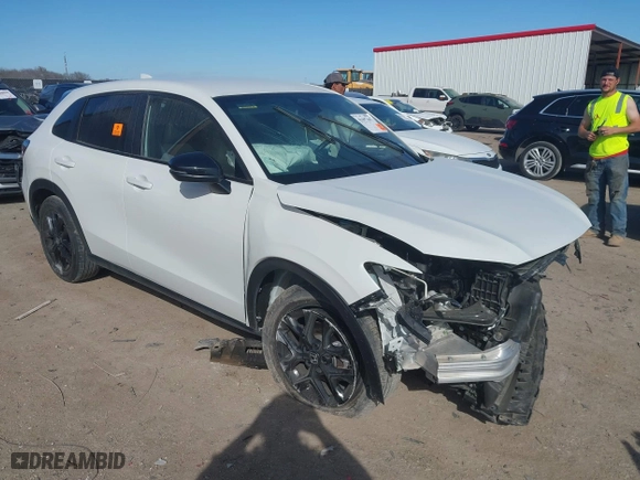 2023 Honda HR-V Sport with VIN 3CZRZ1H57PM721193, listed as a IAAI auction lot 41697447 with 1 mi miles. Bid and sale history available at carsss.com. Image 1.