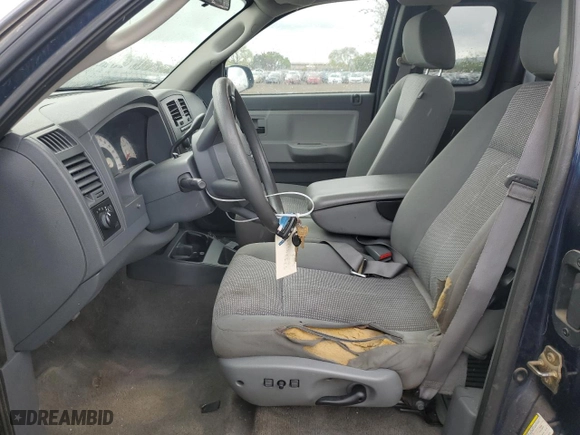 2007 Dodge Dakota ST with VIN 1D7HE22K47S117874, listed as a Copart auction lot 50552985 with 166,835 mi miles and Clean Title. Bid and sale history available at carsss.com. Image 7.