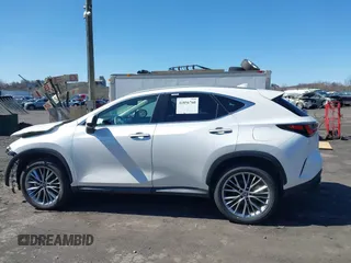 2025 Lexus NX with VIN 2T2GGCEZ1SC067262, listed as a IAAI auction lot 41856760 with 4,217 mi miles. Bid and sale history available at carsss.com. Image 14.
