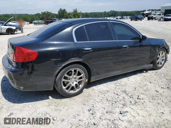2004 Infiniti G35 w/Leather with VIN JNKCV51E64M110490, listed as a Copart auction lot 63454464 with 276,137 mi miles and Salvage Title. Bid and sale history available at DreamBid. Image 3.