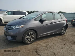 2015 Honda Fit EX-L z VIN 3HGGK5H83FM757658, wystawiony jako Copart lot #59907425 z przebiegiem 139 053 mil mil oraz Szkoda całkowita • Salvage title. Historia ofert i sprzedaży dostępna na DreamBid. Obrazek 1.