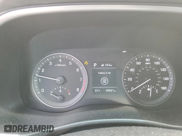 2020 Hyundai Tucson Limited z VIN KM8J3CALXLU227937, wystawiony jako Copart lot #60538825 z przebiegiem 40 061 mil mil oraz Szkoda całkowita • Salvage title. Historia ofert i sprzedaży dostępna na DreamBid. Obrazek 9.