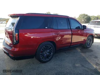 2023 Cadillac Escalade AWD V-Series with VIN 1GYS4HK97PR405294, listed as a Copart auction lot 73850244 with 11,922 mi miles and Salvage Title. Bid and sale history available at carsss.com. Image 3.