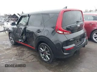 2021 Kia Soul GT-Line with VIN KNDJ63AU5M7126972, listed as a IAAI auction lot 41276835 with 22,195 mi miles and . Bid and sale history available at DreamBid. Image 3.