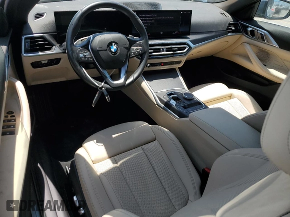 2024 BMW 4 Series 430i с VIN WBA23AT05RCP03975, выставлен на аукционе Copart как лот 65407575 с пробегом Не указан миль и Списание • Salvage title. История ставок и продаж доступна на DreamBid. Изображение 8.