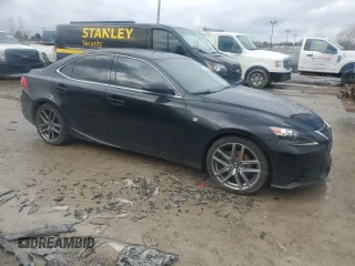 2015 Lexus IS 250 with VIN JTHBF1D28F5062278, listed as a Copart auction lot 47619275 with 122,500 mi miles and Salvage Title. Bid and sale history available at carsss.com. Image 4.