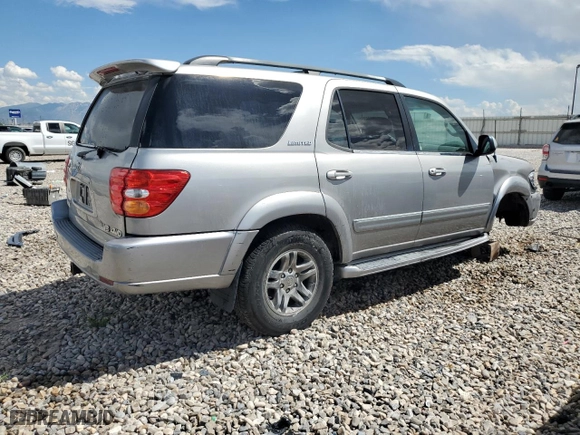 2003 Toyota Sequoia Limited with VIN 5TDBT48A73S190286, listed as a Copart auction lot 67868324 with 258,629 mi miles and Salvage Title. Bid and sale history available at carsss.com. Image 3.