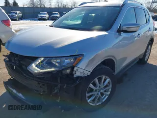 2017 Nissan Rogue SV with VIN 5N1AT2MV3HC846979, listed as a IAAI auction lot 41645524 with 95,264 mi miles. Bid and sale history available at carsss.com. Image 6.
