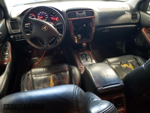 2005 Acura MDX with VIN 2HNYD18205H512521, listed as a Copart auction lot 43336205 with 264,949 mi miles and Salvage Title. Bid and sale history available at carsss.com. Image 8.