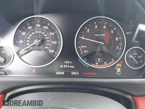 2020 BMW 4 Series 430i xDrive z VIN WBA4J3C08LBL11466, wystawiony jako IAAI lot #42253559 z przebiegiem 26 838 mil mil oraz . Historia ofert i sprzedaży dostępna na DreamBid. Obrazek 7.