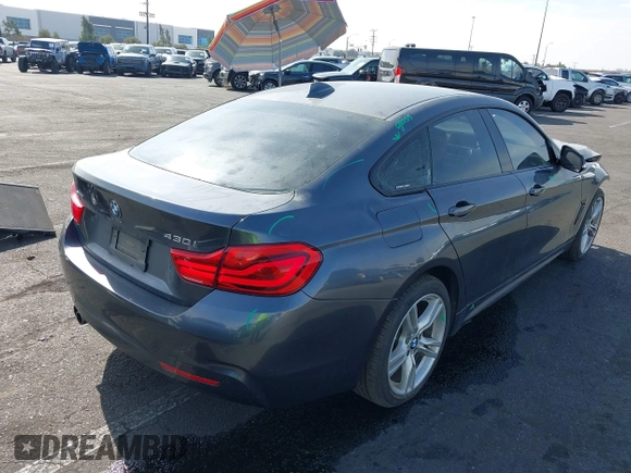2018 BMW 4 Series 430i xDrive with VIN WBA4J3C56JBG91418, listed as a IAAI auction lot 41476609 with 78,965 mi miles and . Bid and sale history available at DreamBid. Image 4.