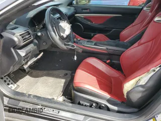 2015 Lexus RC F with VIN JTHHP5BCXF5001296, listed as a Copart auction lot 56637605 with Not provided miles and Salvage title. Bid and sale history available at DreamBid. Image 7.