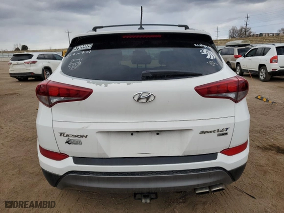 2016 Hyundai Tucson Limited with VIN KM8J3CA22GU249900, listed as a Copart auction lot 47204795 with 122,935 mi miles and Clean Title. Bid and sale history available at carsss.com. Image 6.
