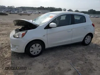 2015 Mitsubishi Mirage DE with VIN ML32A3HJ6FH050855, listed as a Copart auction lot 60420915 with Not provided miles and Salvage title. Bid and sale history available at DreamBid. Image 1.