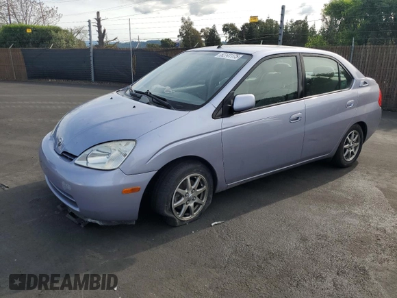 2002 Toyota Prius with VIN JT2BK18U020056984, listed as a Copart auction lot 52141175 with 130,442 mi miles and Salvage Title. Bid and sale history available at carsss.com. Image 1.