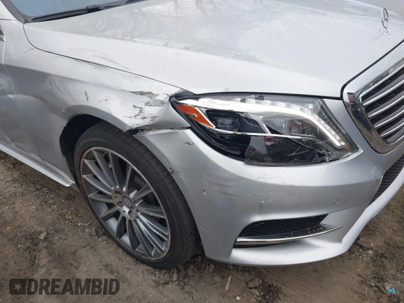 2017 Mercedes-Benz S 550 with VIN WDDUG8CB1HA315801, listed as a IAAI auction lot 41910121 with 46,439 mi miles and . Bid and sale history available at carsss.com. Image 6.