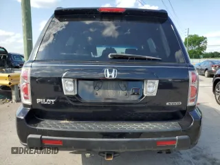 2006 Honda Pilot EX-L with VIN 5FNYF18706B016881, listed as a Copart auction lot 54260945 with 289,210 mi miles and Salvage Title. Bid and sale history available at DreamBid. Image 6.