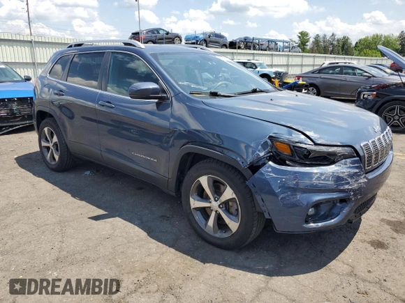 2019 Jeep Cherokee High Altitude z VIN 1C4PJMDX9KD398962, wystawiony jako Copart lot #63341695 z przebiegiem 54 157 mil mil oraz Szkoda całkowita • Salvage title. Historia ofert i sprzedaży dostępna na DreamBid. Obrazek 4.