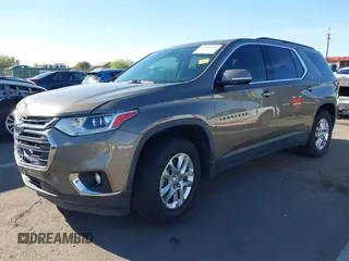 2020 Chevrolet Traverse LT Cloth with VIN 1GNERGKW7LJ112127, listed as a IAAI auction lot 41836681 with 98,575 mi miles. Bid and sale history available at carsss.com. Image 2.