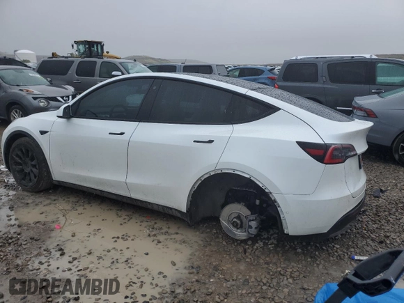 2020 Tesla Model Y Long Range z VIN 5YJYGDEE4LF052702, wystawiony jako Copart lot #53243385 z przebiegiem 75 917 mil mil oraz Szkoda całkowita • Salvage title. Historia ofert i sprzedaży dostępna na DreamBid. Obrazek 2.