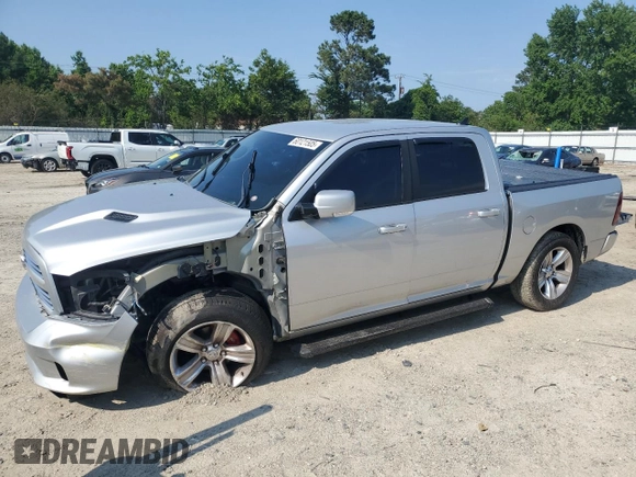 2016 Ram 1500 Sport with VIN 1C6RR6MT4GS100807, listed as a Copart auction lot 60121505 with 169,757 mi miles and Clean title. Bid and sale history available at DreamBid. Image 1.