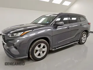 2020 Toyota Highlander LE with VIN 5TDZZRAH1LS019728, listed as a Copart auction lot 58763605 with 111,077 mi miles and Clean title. Bid and sale history available at DreamBid. Image 1.