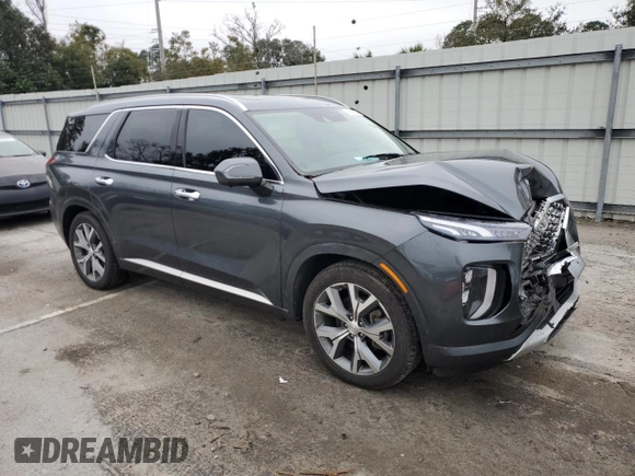 2021 Hyundai Palisade Limited z VIN KM8R5DHE9MU175096, wystawiony jako Copart lot #45798015 z przebiegiem 63 137 mil mil oraz Szkody całkowita. Historia ofert i sprzedaży dostępna na DreamBid. Obrazek 4.