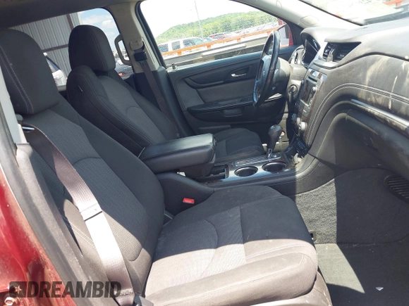2015 Chevrolet Traverse LT with VIN 1GNKRGKD7FJ366703, listed as a IAAI auction lot 42397942 with 183,557 mi miles and . Bid and sale history available at DreamBid. Image 5.