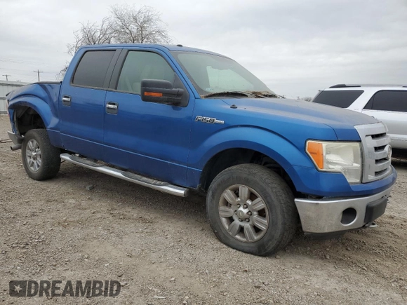 2009 Ford F-150 XL with VIN 1FTRW14839KB36488, listed as a Copart auction lot 44341515 with 243,748 mi miles and Salvage Title. Bid and sale history available at DreamBid. Image 4.