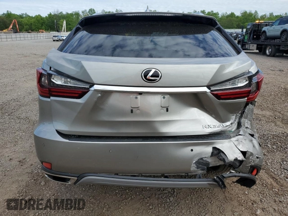 2021 Lexus RX 350 with VIN 2T2HZMDA7MC263113, listed as a Copart auction lot 56096335 with 32,164 mi miles and Salvage title. Bid and sale history available at DreamBid. Image 6.