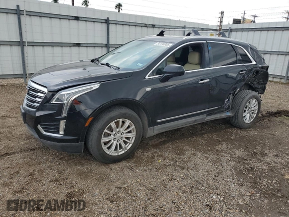 2017 Cadillac XT5 FWD with VIN 1GYKNARS9HZ237365, listed as a Copart auction lot 54190955 with 89,722 mi miles and Salvage Title. Bid and sale history available at DreamBid. Image 1.