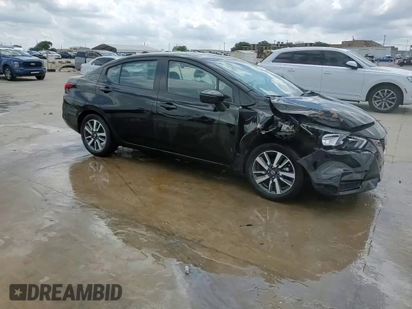 2021 Nissan Versa SV with VIN 3N1CN8EVXML859612, listed as a Copart auction lot 58491295 with 86,335 mi miles and Salvage title. Bid and sale history available at DreamBid. Image 13.